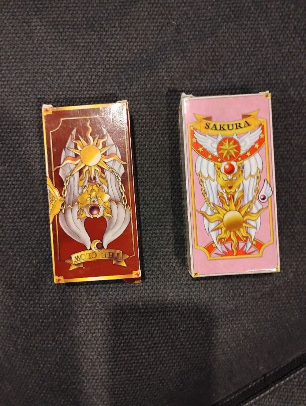 Sakura Cardcaptor Themed Playing Cards - Pink and Red